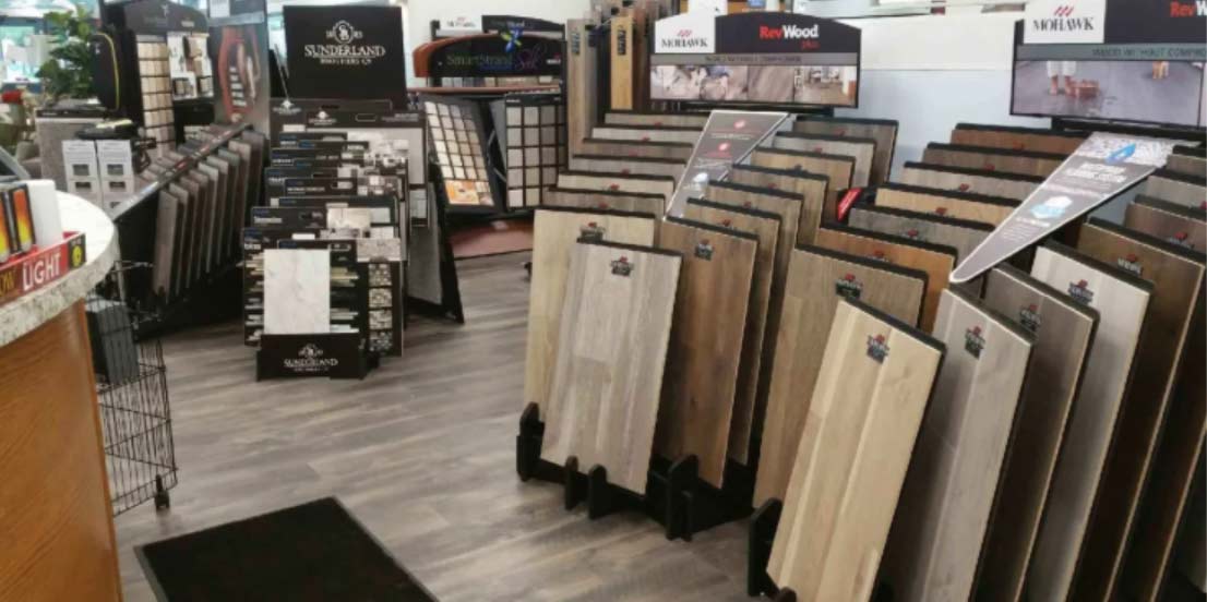 Flooring showroom