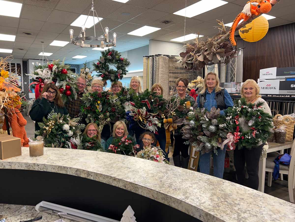 wreath making class